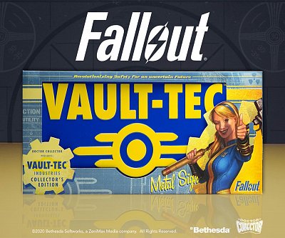 Fallout Metal Sign Vaul-Tec