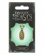 Fantastic Beasts Charm Newt Scamander Logo (antique brass plated)