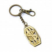 Fantastic Beasts Keychain Newt Scamander Logo (antique brass plated)