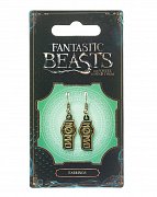 Fantastic Beasts No-Maj Earrings (antique brass plated)