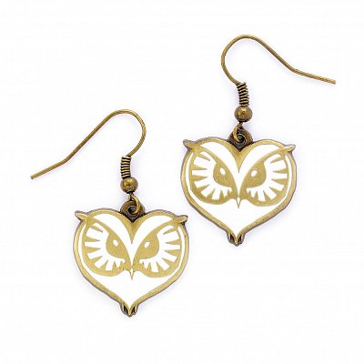 Fantastic Beasts Owl Face Earrings (antique brass plated)
