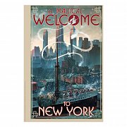 Umělecký tisk Fantastických zvířat Limitovaná edice New York 42 x 30 cm