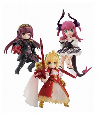 Fate/Grand Order Desktop Army Figures 8 cm Assortment Nero & Elizabeth & Scasaha (3)
