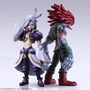 Final Fantasy IX Bring Arts Action Figures Kuja & Amarant Coral 16 - 18 cm