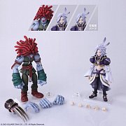 Final Fantasy IX Bring Arts Action Figures Kuja & Amarant Coral 16 - 18 cm