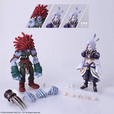 Final Fantasy IX Bring Arts Action Figures Kuja & Amarant Coral 16 - 18 cm