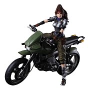 Final Fantasy VII Remake Play Arts Kai Action Figure & Vehicle Jessie & Bike