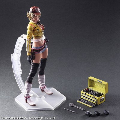 Final Fantasy XV Play Arts Kai Action Figure Cindy Aurum 28 cm --- DAMAGED PACKAGING