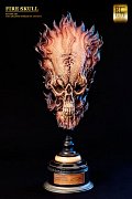 Fire Skull Life-Size Bust by Akihito 66 cm --- DAMAGED PACKAGING