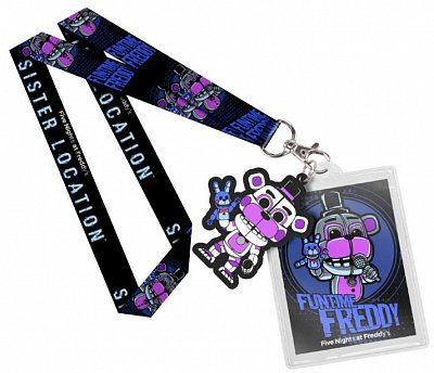 Five Nights at Freddy\'s POP! Lanyard with Rubber Keychain Funtime Freddy
