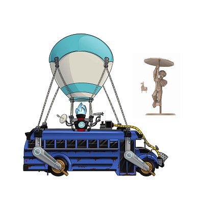 Fortnite Battle Royale Collection Playset Battle Bus