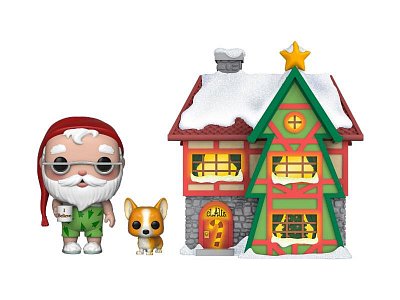 Funko Christmas Village POP! Town Vinyl Figure Santas House w/Santa & Nutmeg 9 cm