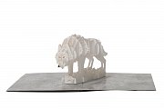 Game of Thrones 3D Pop-Up Greeting Card Direwolf