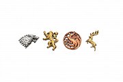 Game of Thrones 4-Pack Pin Badges Main Houses