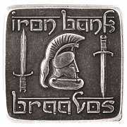Game of Thrones Coin Braavosi Iron Square Hra o trůny mince z Braavosu