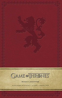 Game of Thrones Hardcover Ruled Journal House Lannister