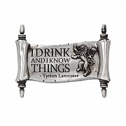 Game of Thrones Magnet I Drink And I Know Things