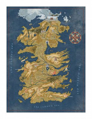 Game of Thrones Puzzle Cersei Lannister Westeros Map