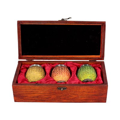 Game of Thrones Shot Glass 3-Pack Dragon Eggs