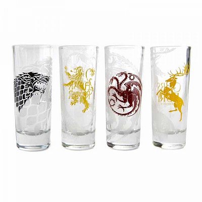 Game of Thrones Shotglass 4-Pack Sigils