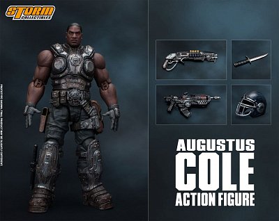 Gears of War 5 Action Figure 1/12 Augustus Cole 16 cm --- DAMAGED PACKAGING