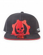 Gears Of War Snapback Cap Red Helmet