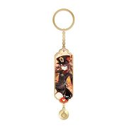 Genshin Impact Character Drawing Card Metal Keychain Klee