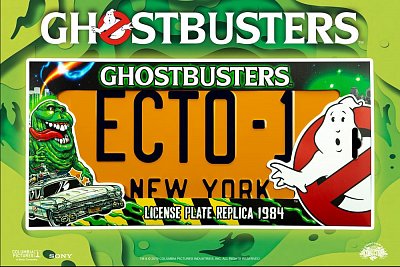 Ghostbusters Replica 1/1 ECTO-1 License Plate