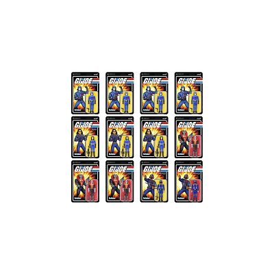 G.I. Joe ReAction Action Figure 10 cm Cobra Wave 1A Assortment 1 (12)