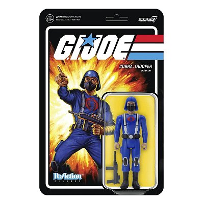 GI Joe ReAction Action Figure Cobra Trooper Y-back (Tan) 10 cm