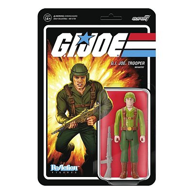 GI Joe ReAction Action Figure Zelená košile (růžová) 10 cm