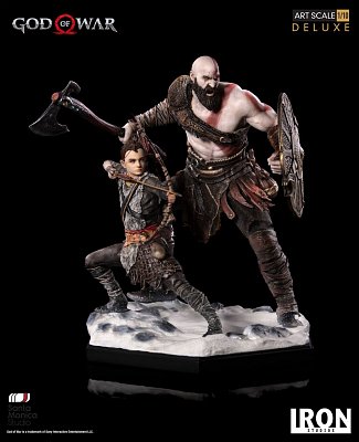 God of War Deluxe Art Scale Statue 1/10 Kratos & Atreus 20 cm