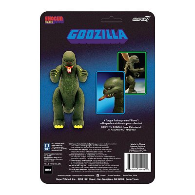 Godzilla ReAction Action Figure Shogun (tmavě zelený) 10 cm