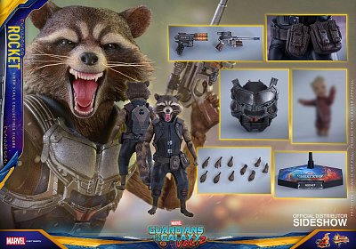 Guardians of the Galaxy Vol. 2 Movie Masterpiece Action Figure 1/6 Rocket Raccoon 16 cm