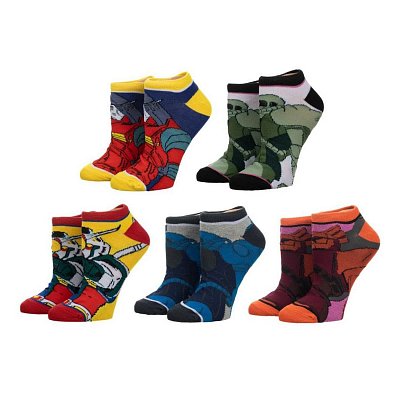 Gundam Ladies Ankle Socks 5-Pack