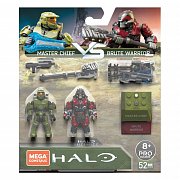 Halo Infinite Mega Construx Pro Builders Construction Set Master Chief vs. Brute Warrior