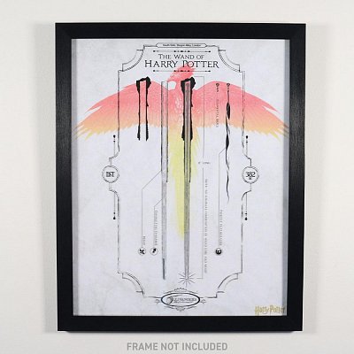 Umělecký potisk Harryho Pottera Limitovaná edice Fan-Cel 36 x 28 cm