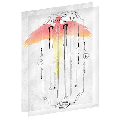 Umělecký potisk Harryho Pottera Limitovaná edice Fan-Cel 36 x 28 cm