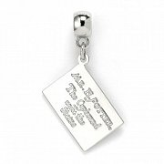 Harry Potter Charm Hogwarts Acceptance Letter (silver plated)
