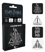 Harry Potter Coaster 4-pack Deathly --- DAMAGED PACKAGING