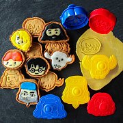 Harry Potter Cookie Cutter / Cookie Stamp 6-Pack Kawaii