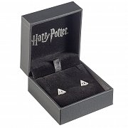 Harry Potter Deathly Hallow Stud Earrings (Sterling Silver)