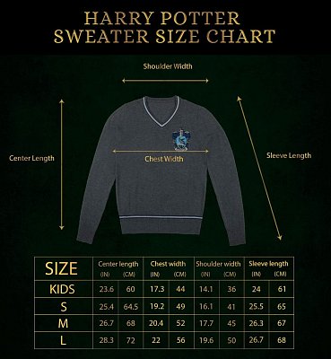 Harry Potter Knitted Sweater Ravenclaw  Size S --- DAMAGED PACKAGING