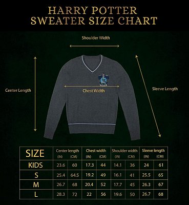 Harry Potter Knitted Sweater Ravenclaw  Size S --- DAMAGED PACKAGING