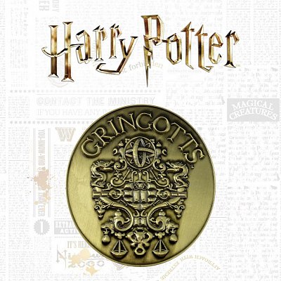 Harry Potter Medallion Gringotts Crest Limited Edition