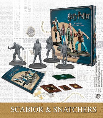 Harry Potter Miniature 35 mm 4-Pack Scabior & Snatchers *English Version*