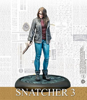 Harry Potter Miniature 35 mm 4-Pack Scabior & Snatchers *English Version*