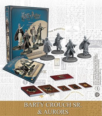Harry Potter Miniatures 35 mm 4-pack Wizarding Wars Barty Crouch Sr. & Aurors *English*