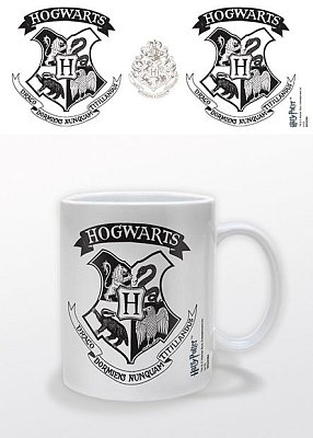 Harry Potter Mug Hogwarts Crest Black