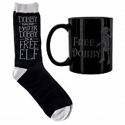 Harry Potter Mug & Socks Set Free Dobby --- DAMAGED PACKAGING
